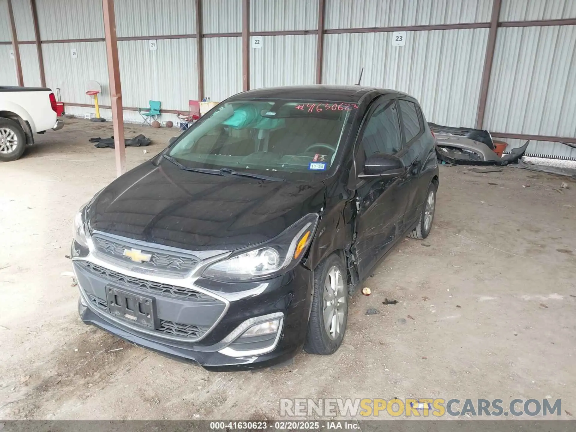 2 fotografías del automóvil dañado KL8CD6SA3NC026794 CHEVROLET SPARK 2022