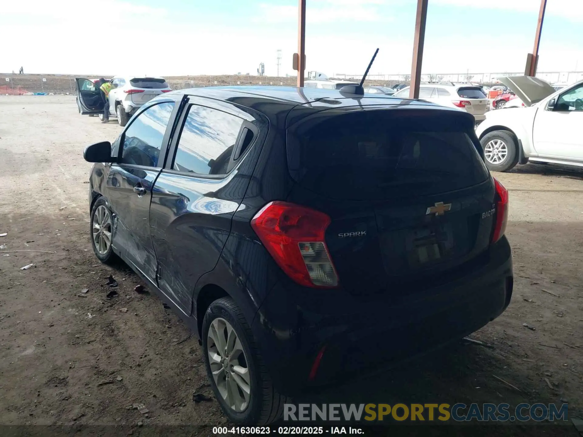 3 fotografías del automóvil dañado KL8CD6SA3NC026794 CHEVROLET SPARK 2022