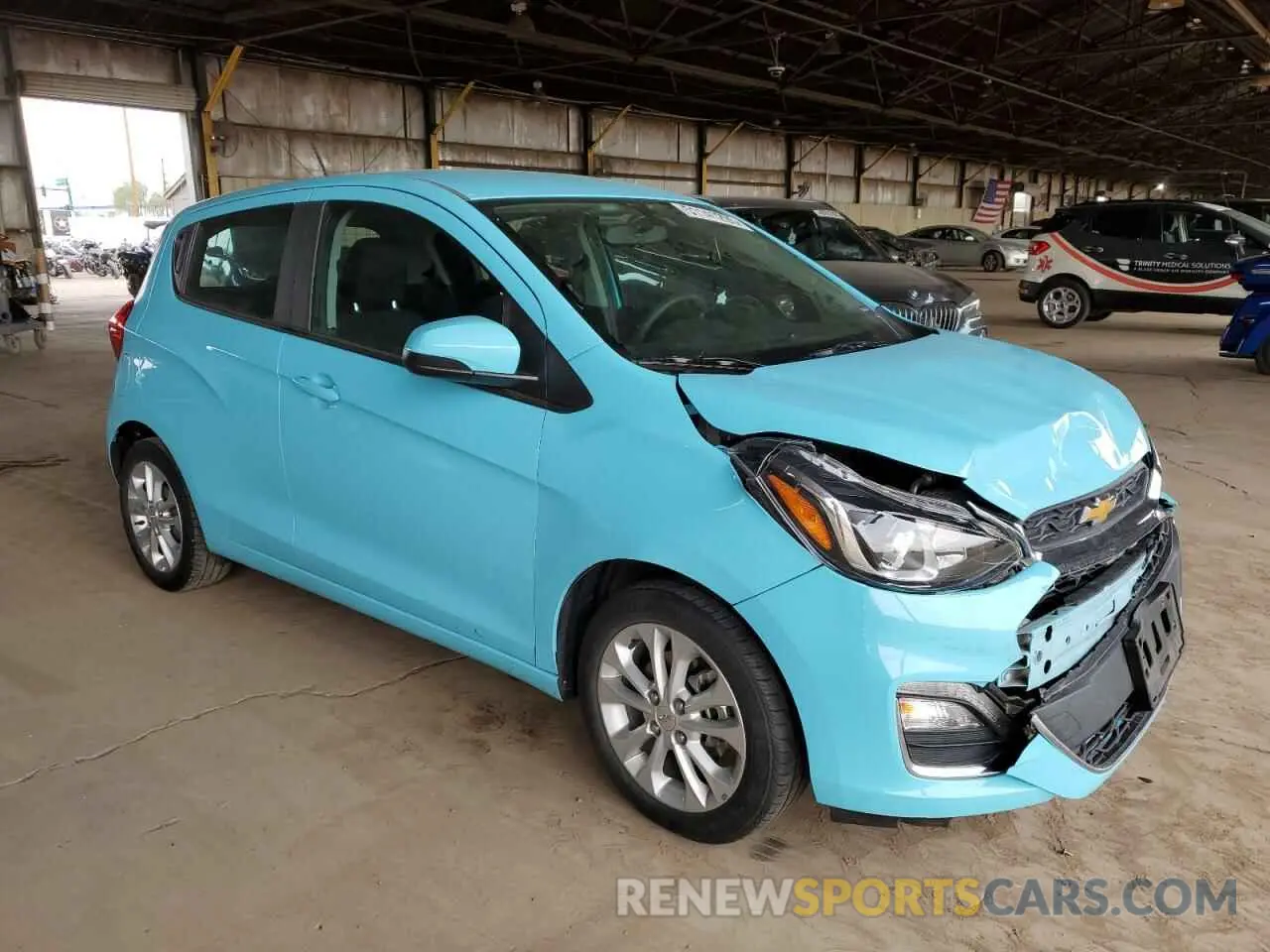 4 fotografías del automóvil dañado KL8CD6SA3NC026844 CHEVROLET SPARK 2022
