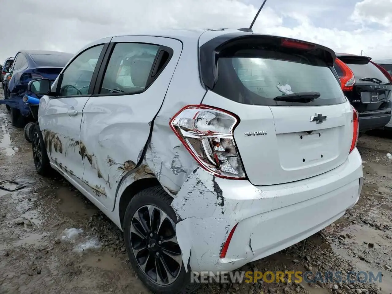 2 fotografías del automóvil dañado KL8CD6SA4NC021765 CHEVROLET SPARK 2022