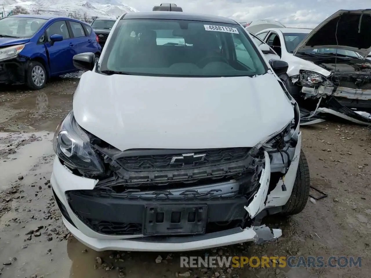 5 fotografías del automóvil dañado KL8CD6SA4NC021765 CHEVROLET SPARK 2022