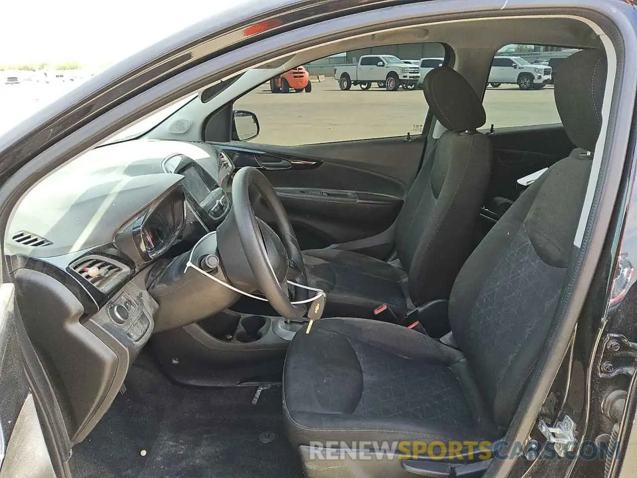 7 fotografías del automóvil dañado KL8CD6SA4NC026688 CHEVROLET SPARK 2022