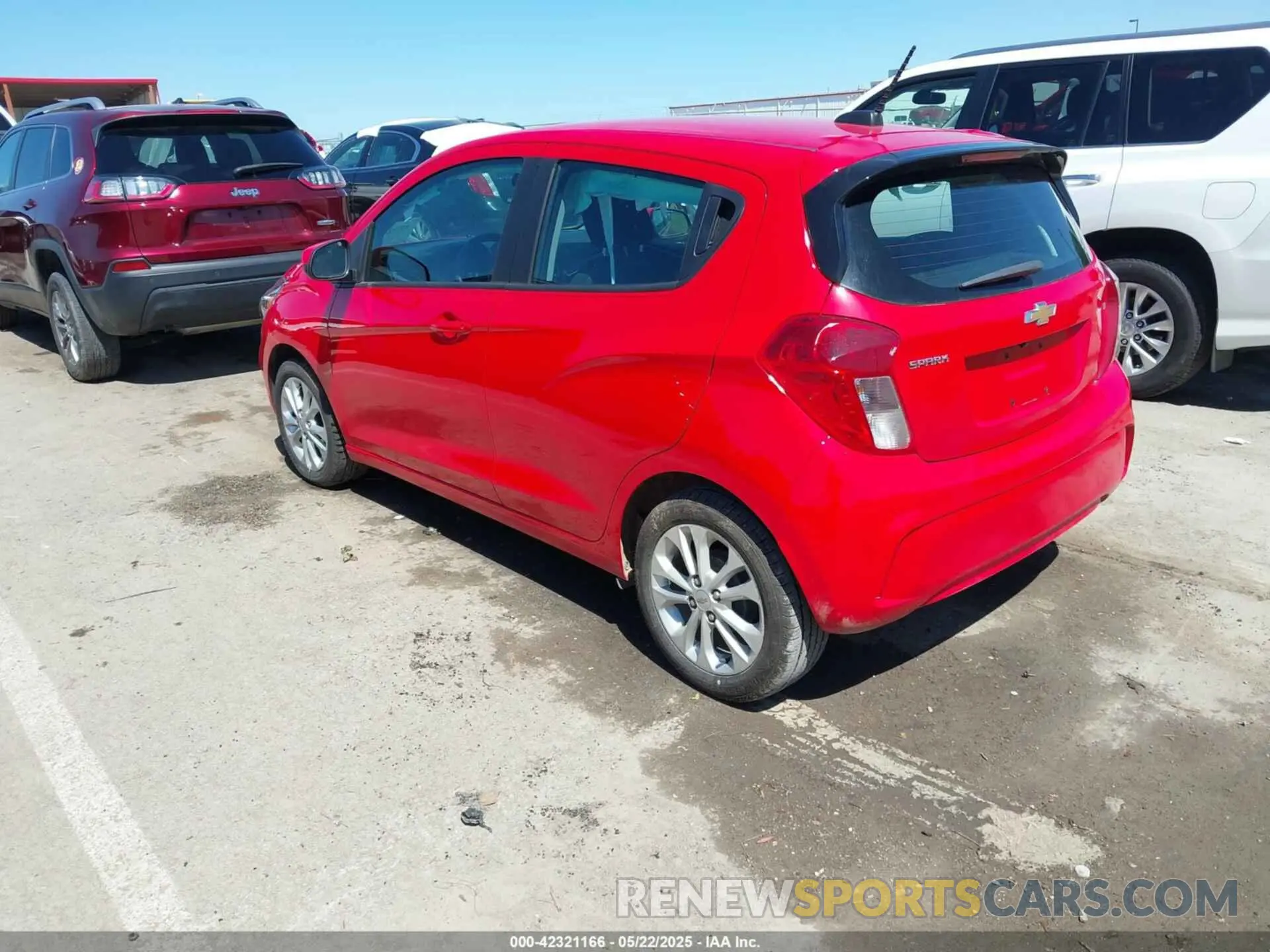 3 fotografías del automóvil dañado KL8CD6SA5NC033262 CHEVROLET SPARK 2022