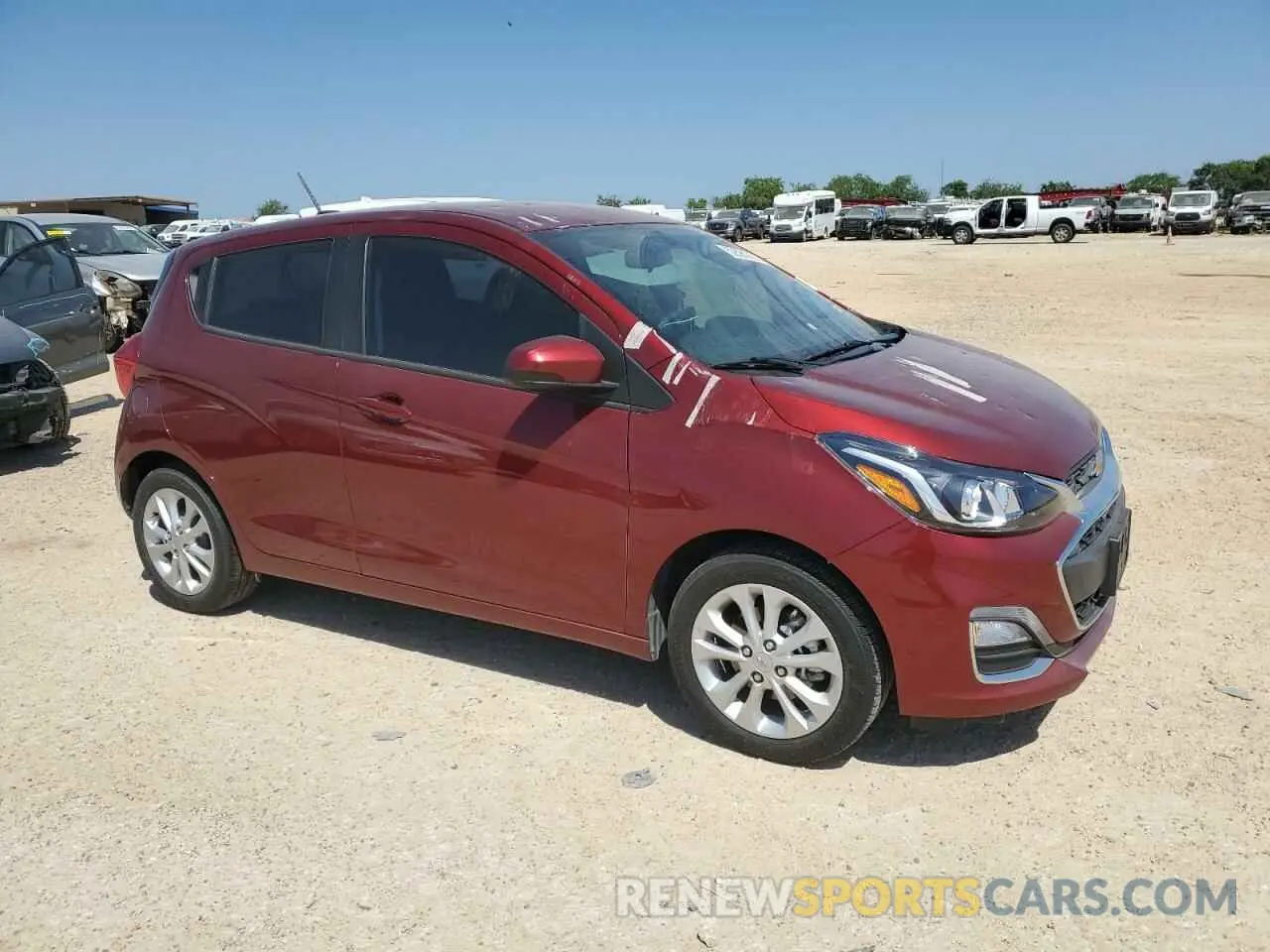 4 fotografías del automóvil dañado KL8CD6SA7NC033747 CHEVROLET SPARK 2022