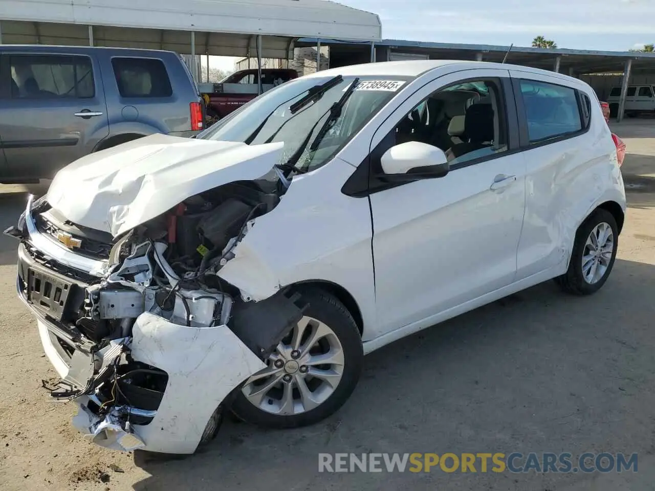 1 fotografías del automóvil dañado KL8CD6SA8NC042070 CHEVROLET SPARK 2022