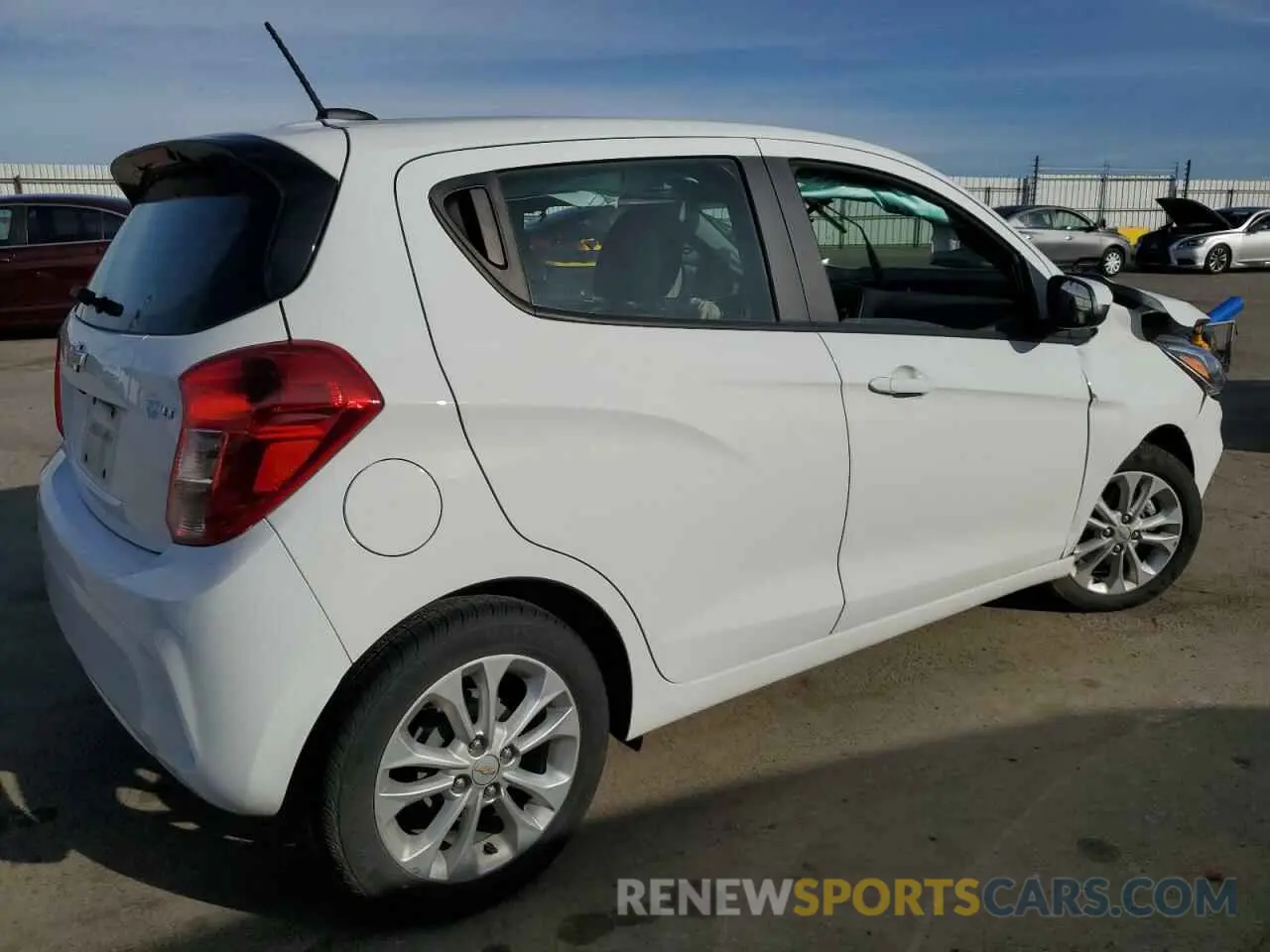 3 fotografías del automóvil dañado KL8CD6SA8NC042070 CHEVROLET SPARK 2022