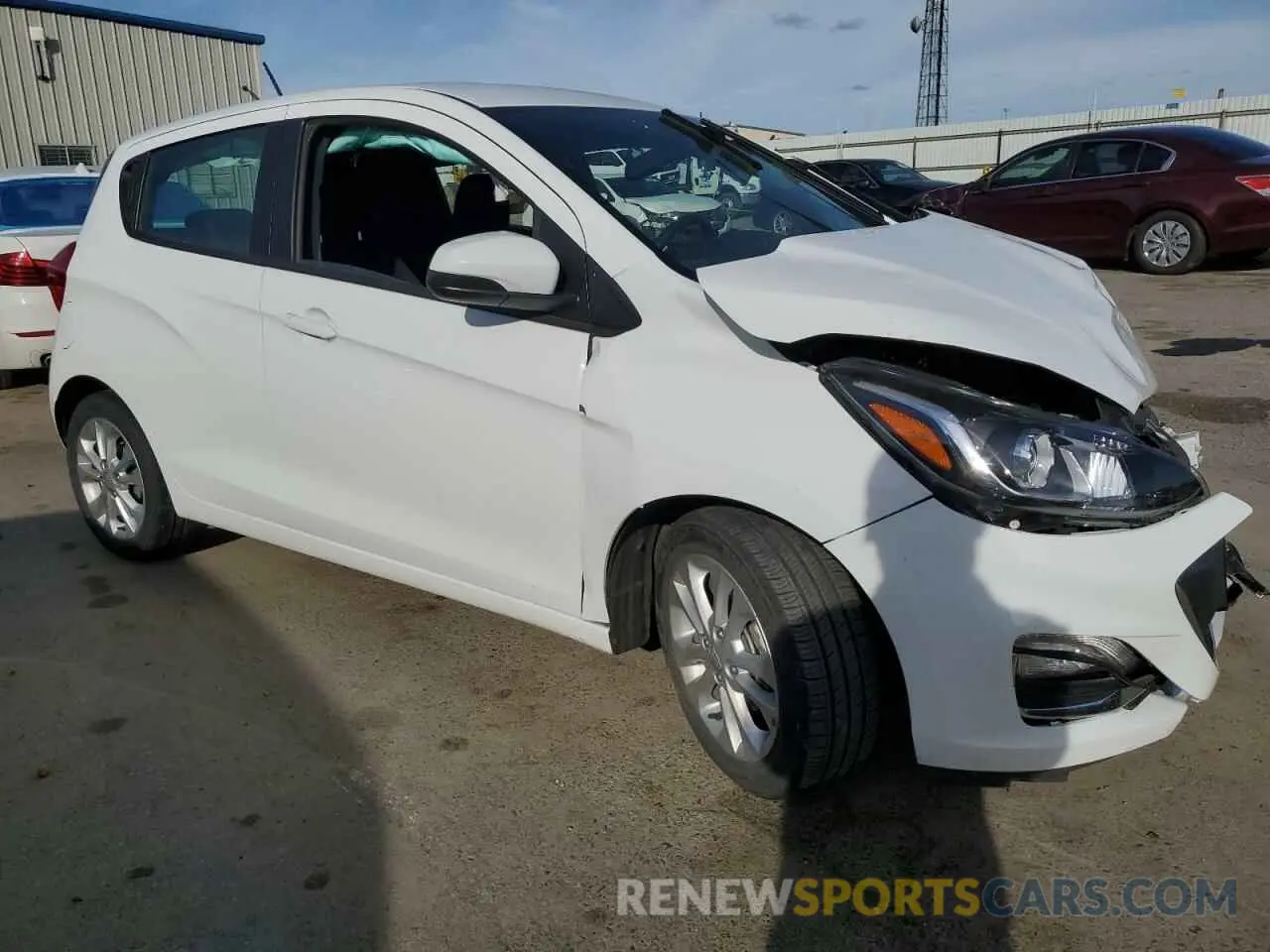 4 fotografías del automóvil dañado KL8CD6SA8NC042070 CHEVROLET SPARK 2022