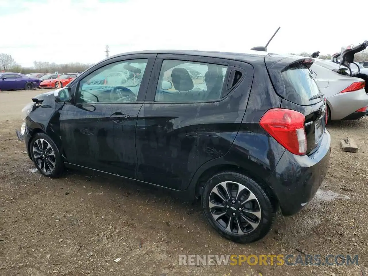 2 fotografías del automóvil dañado KL8CD6SA9NC039534 CHEVROLET SPARK 2022