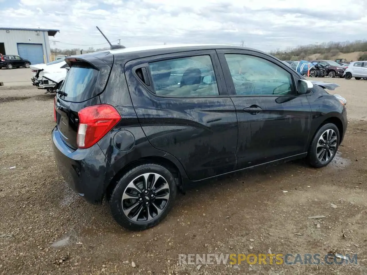 3 fotografías del automóvil dañado KL8CD6SA9NC039534 CHEVROLET SPARK 2022