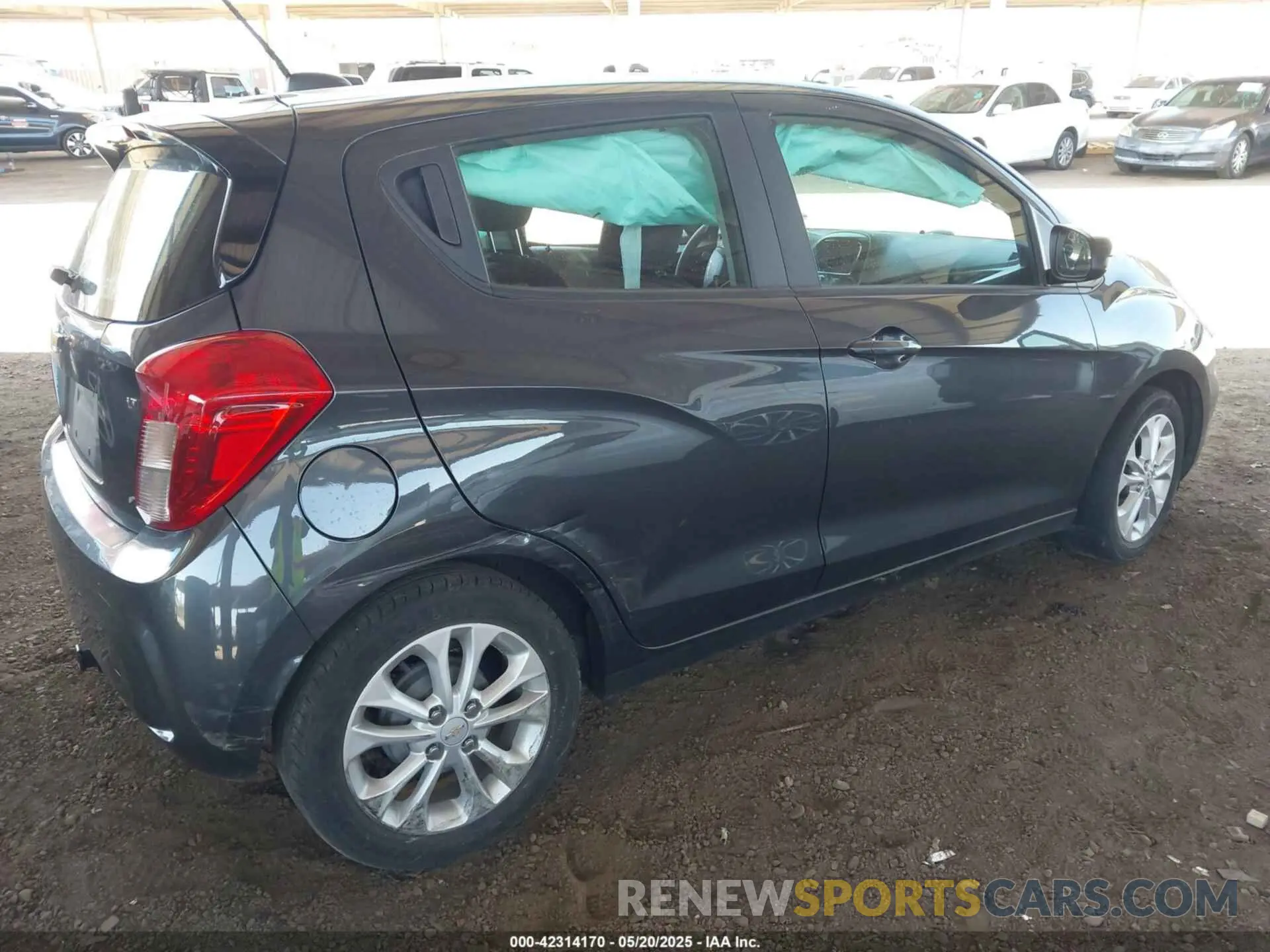 4 fotografías del automóvil dañado KL8CD6SAXNC028042 CHEVROLET SPARK 2022