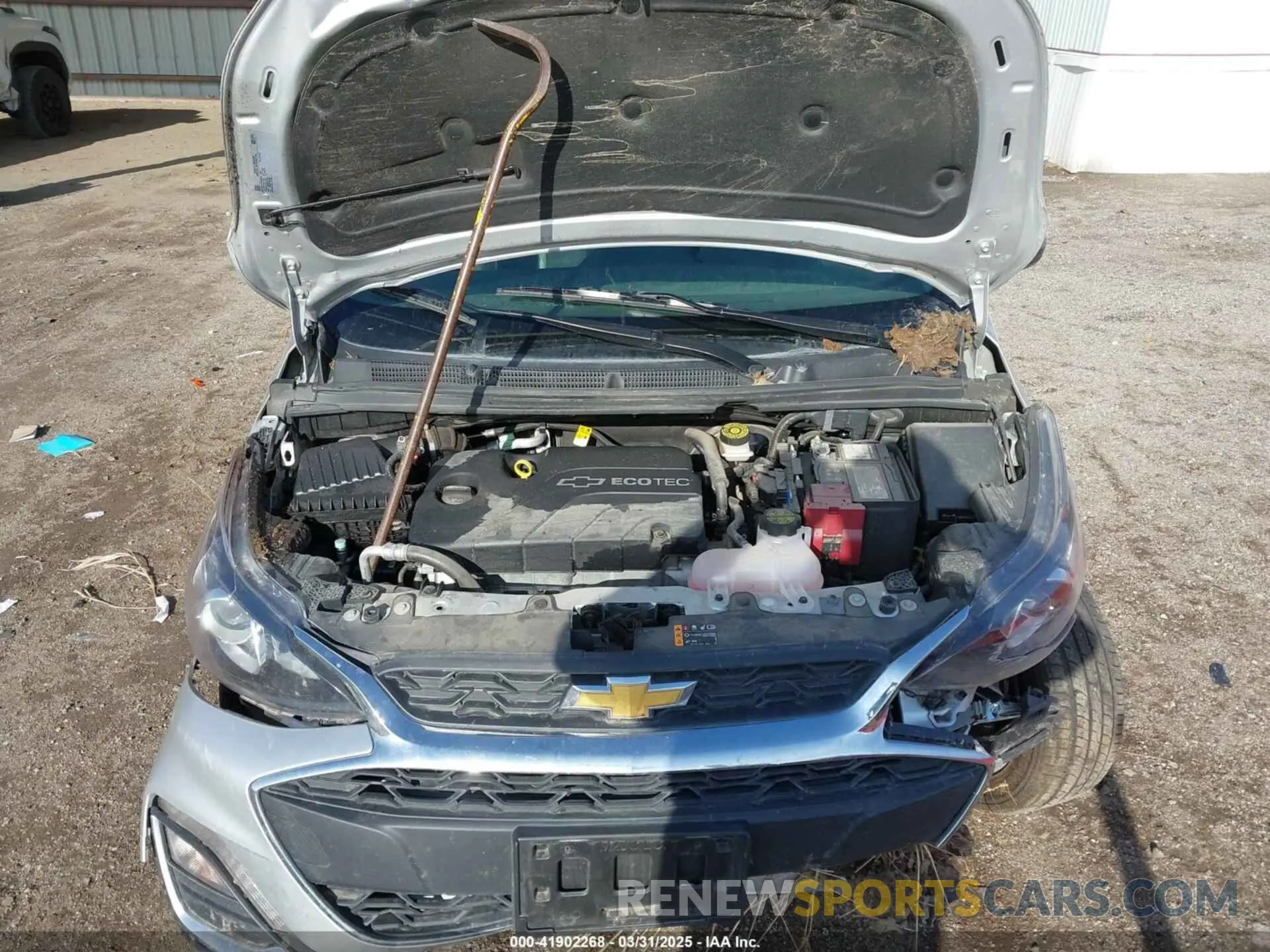 10 fotografías del automóvil dañado KL8CF6SA1NC014721 CHEVROLET SPARK 2022
