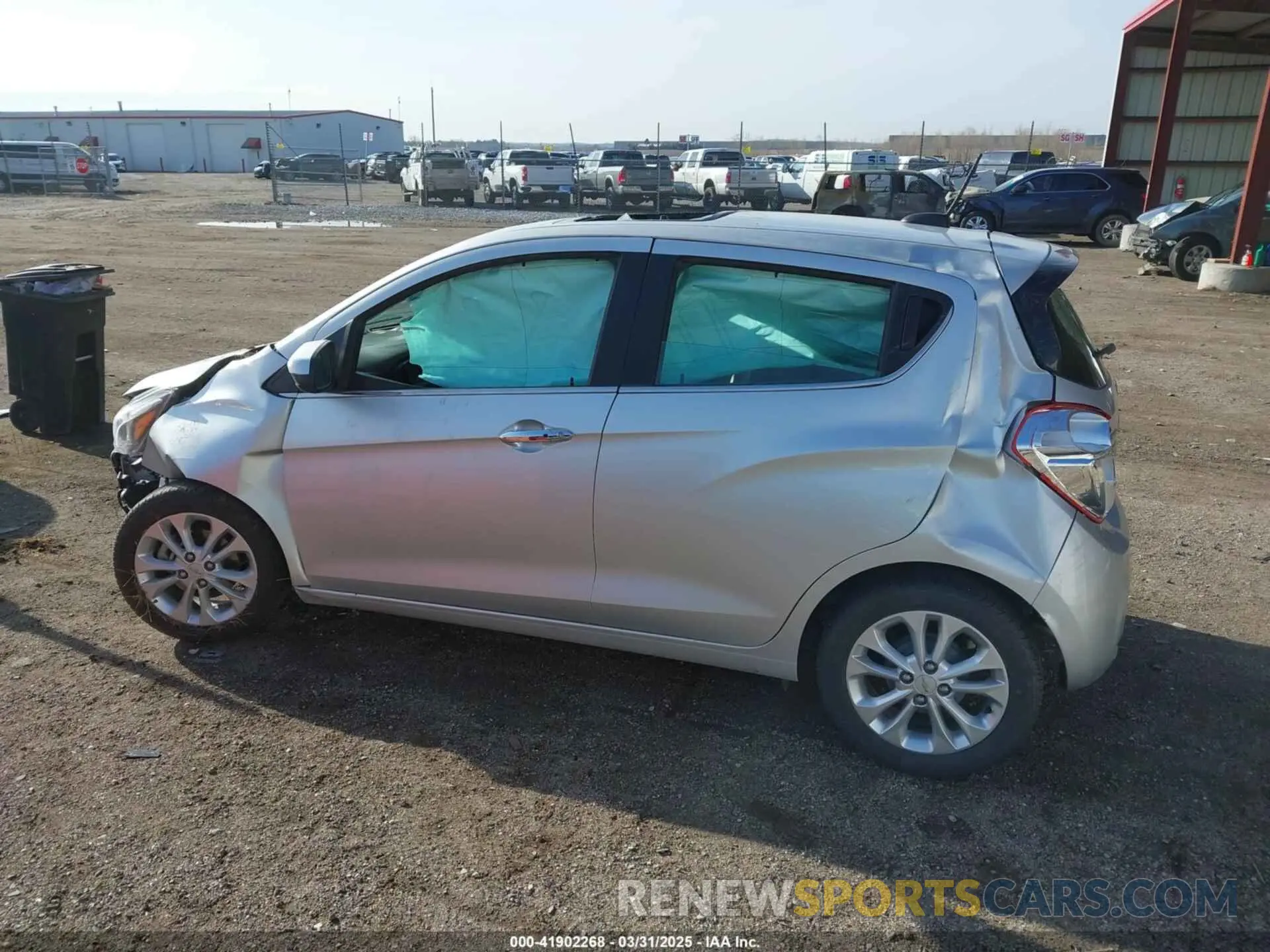 14 fotografías del automóvil dañado KL8CF6SA1NC014721 CHEVROLET SPARK 2022