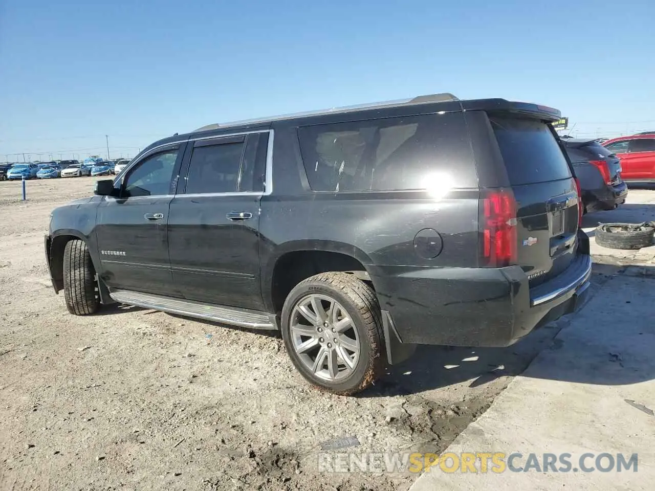 2 fotografías del automóvil dañado 1GNSCJKCXKR408508 CHEVROLET SUBURBAN 2019