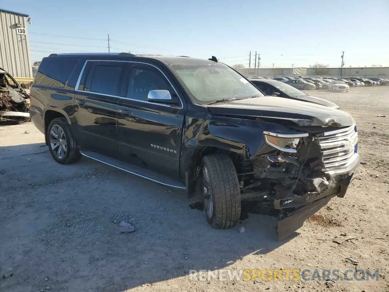 4 fotografías del automóvil dañado 1GNSCJKCXKR408508 CHEVROLET SUBURBAN 2019