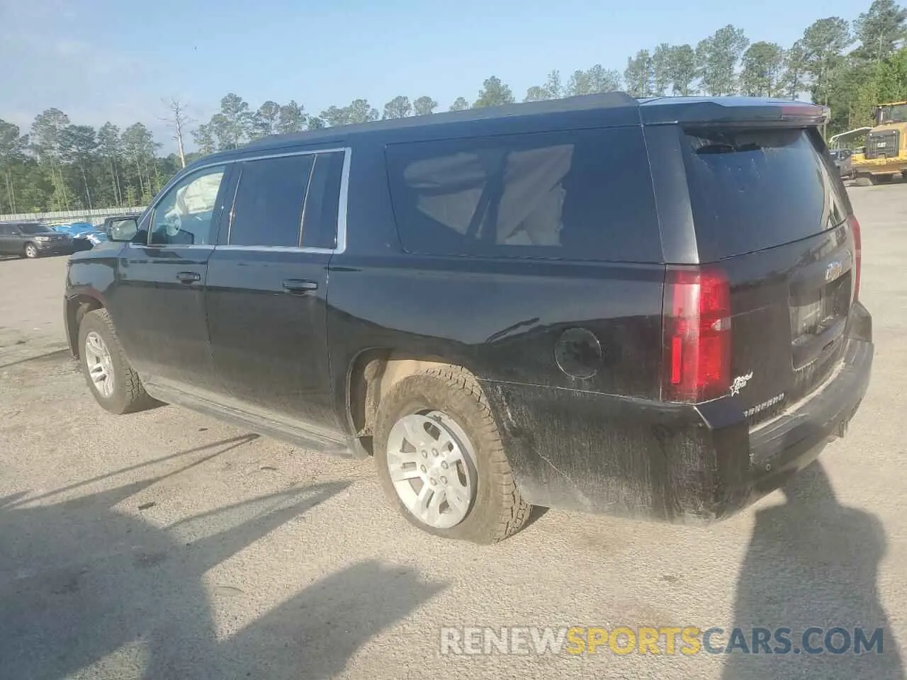 2 fotografías del automóvil dañado 1GNSKGKC3KR241141 CHEVROLET SUBURBAN 2019