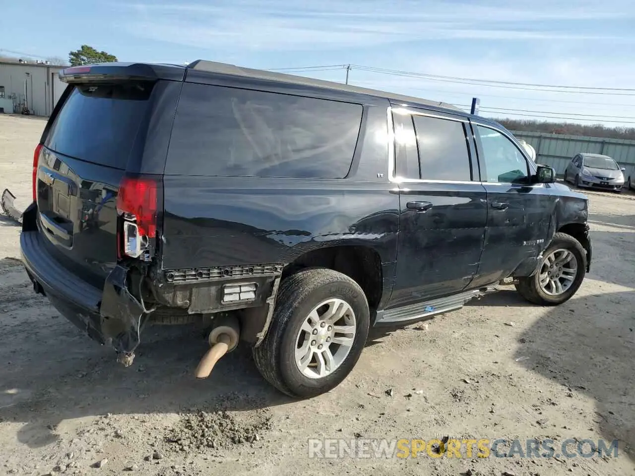3 fotografías del automóvil dañado 1GNSKHKC1KR188011 CHEVROLET SUBURBAN 2019