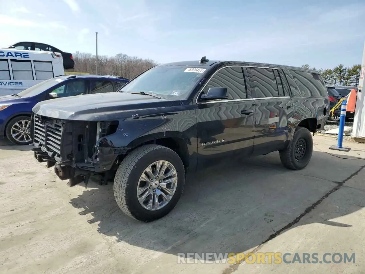 1 fotografías del automóvil dañado 1GNSKHKC2KR106707 CHEVROLET SUBURBAN 2019
