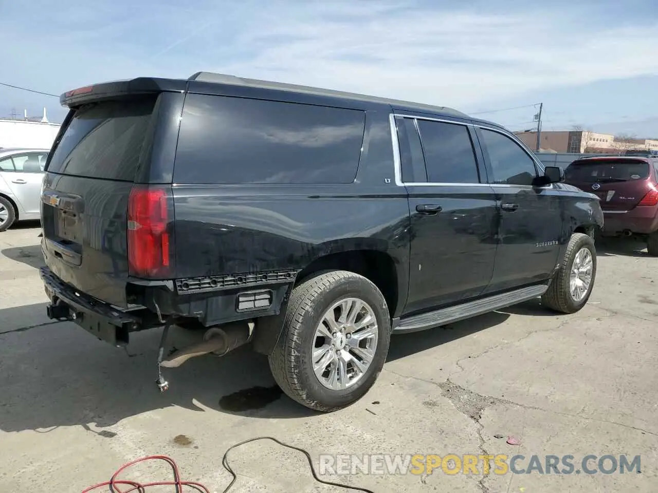 3 fotografías del automóvil dañado 1GNSKHKC2KR106707 CHEVROLET SUBURBAN 2019
