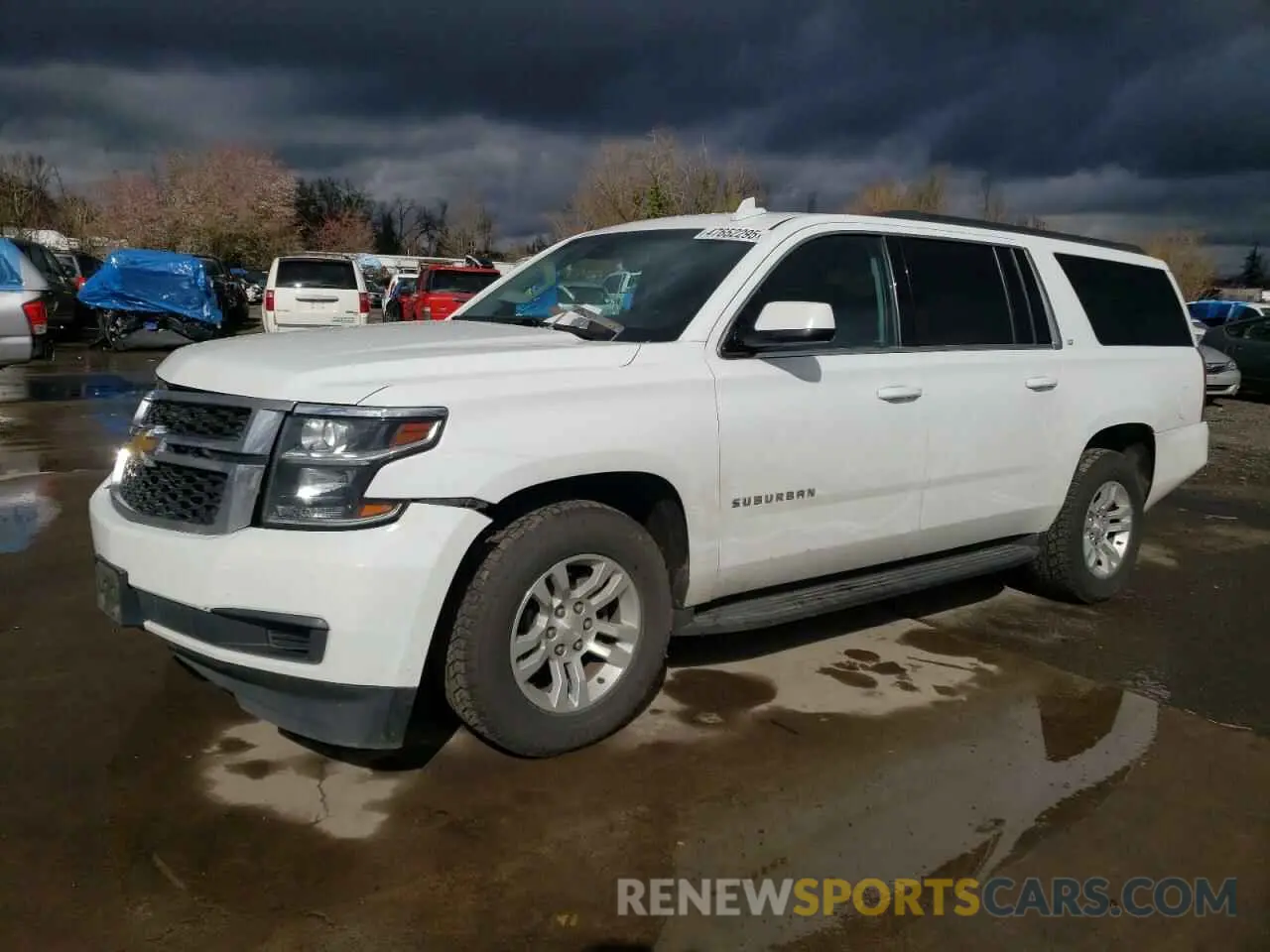 1 fotografías del automóvil dañado 1GNSKHKC2KR140923 CHEVROLET SUBURBAN 2019