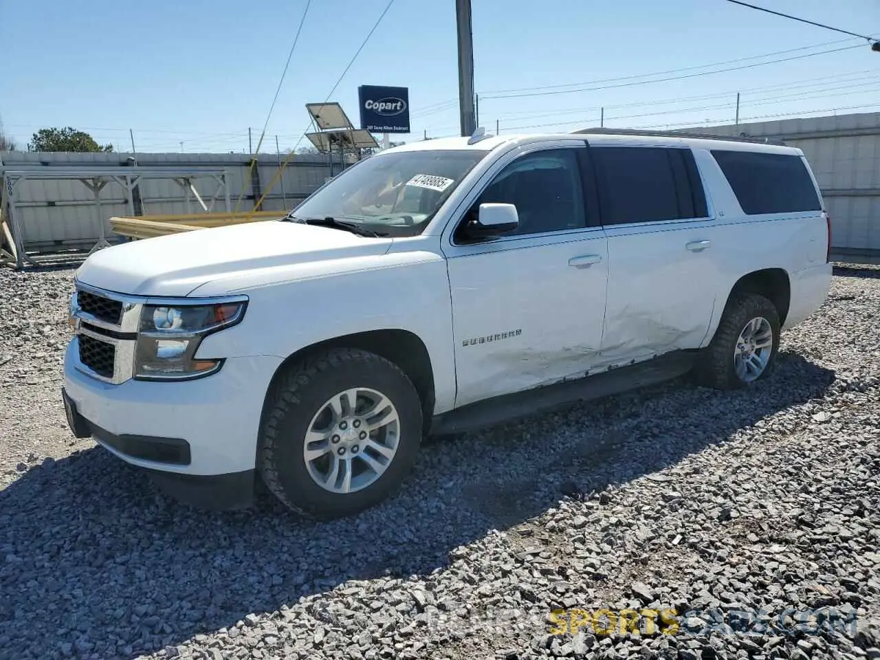 1 fotografías del automóvil dañado 1GNSKHKC6KR283700 CHEVROLET SUBURBAN 2019
