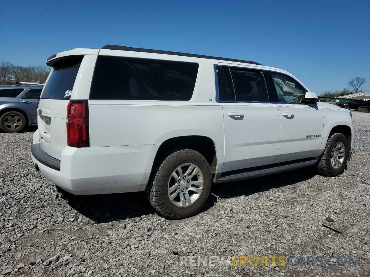 3 fotografías del automóvil dañado 1GNSKHKC6KR283700 CHEVROLET SUBURBAN 2019