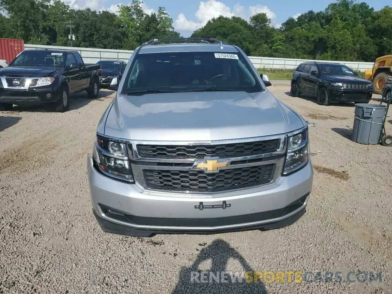 5 fotografías del automóvil dañado 1GNSKHKC9KR309268 CHEVROLET SUBURBAN 2019