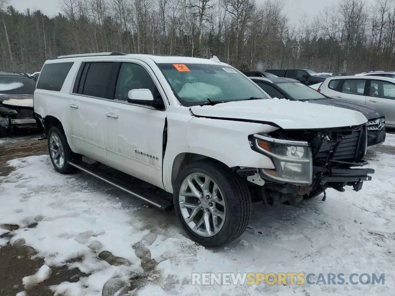 4 fotografías del automóvil dañado 1GNSKJKC8KR386432 CHEVROLET SUBURBAN 2019
