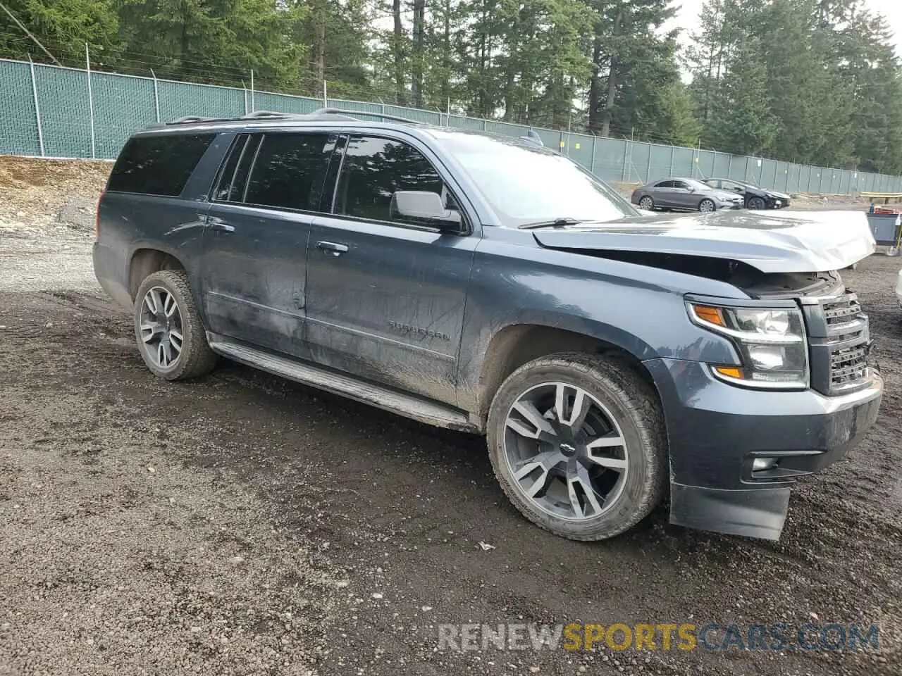 4 fotografías del automóvil dañado 1GNSKJKJ0KR215401 CHEVROLET SUBURBAN 2019