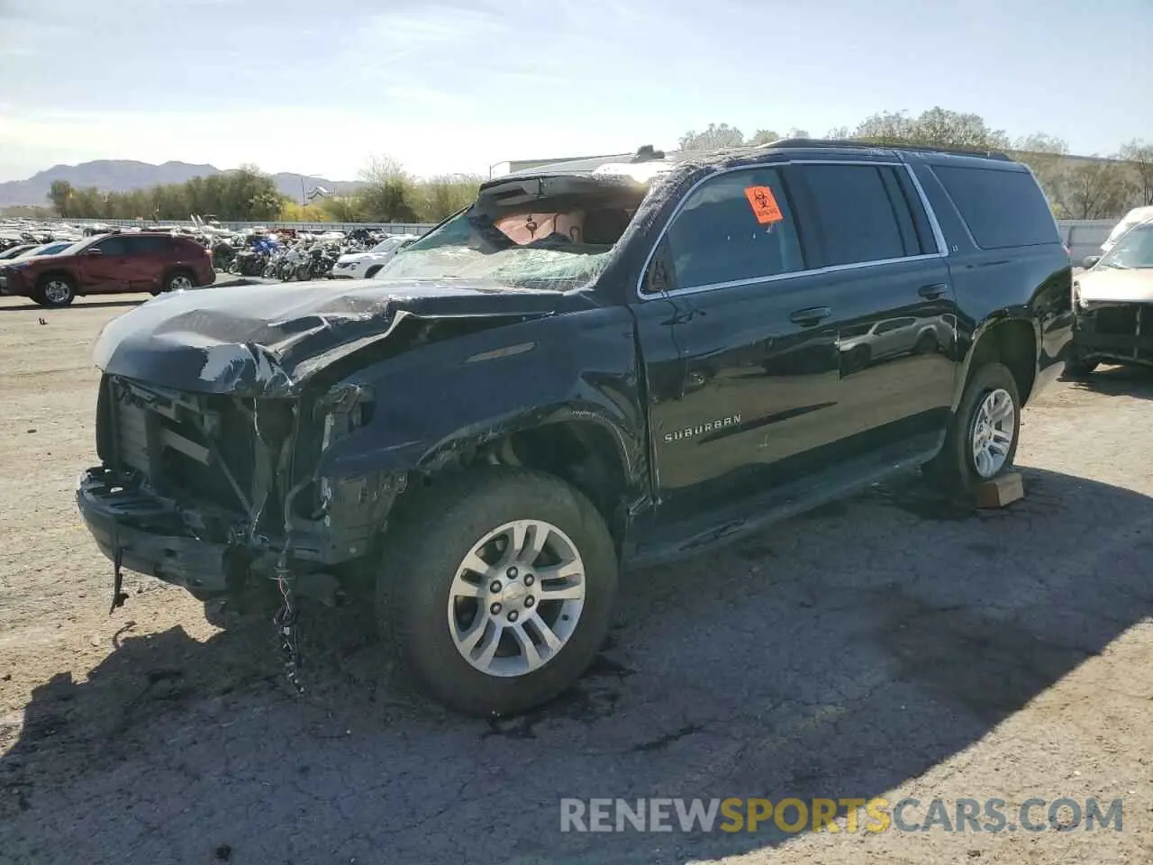 1 fotografías del automóvil dañado 1GNSKHKC6LR261553 CHEVROLET SUBURBAN 2020