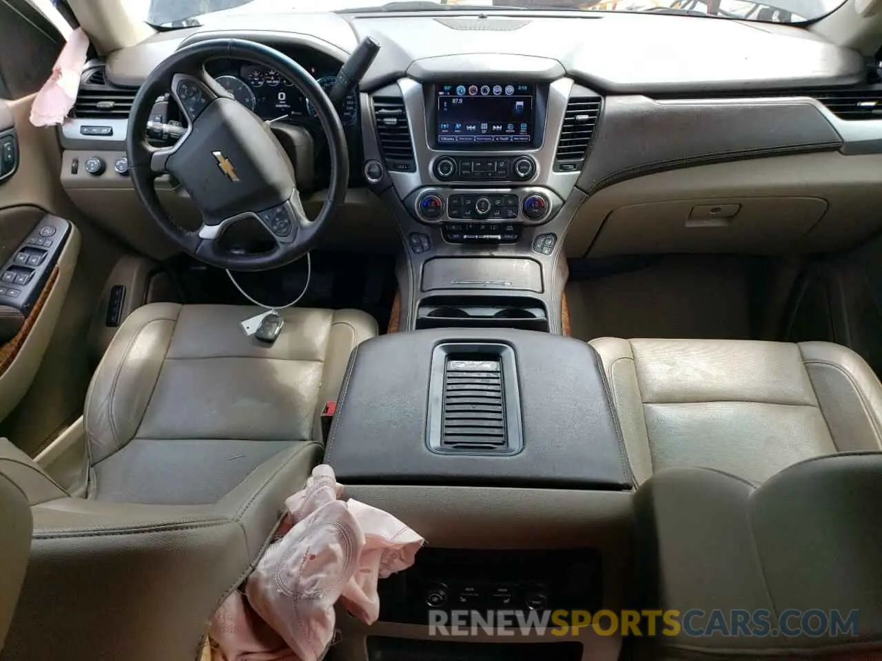 8 fotografías del automóvil dañado 1GNSKJKC6LR106993 CHEVROLET SUBURBAN 2020