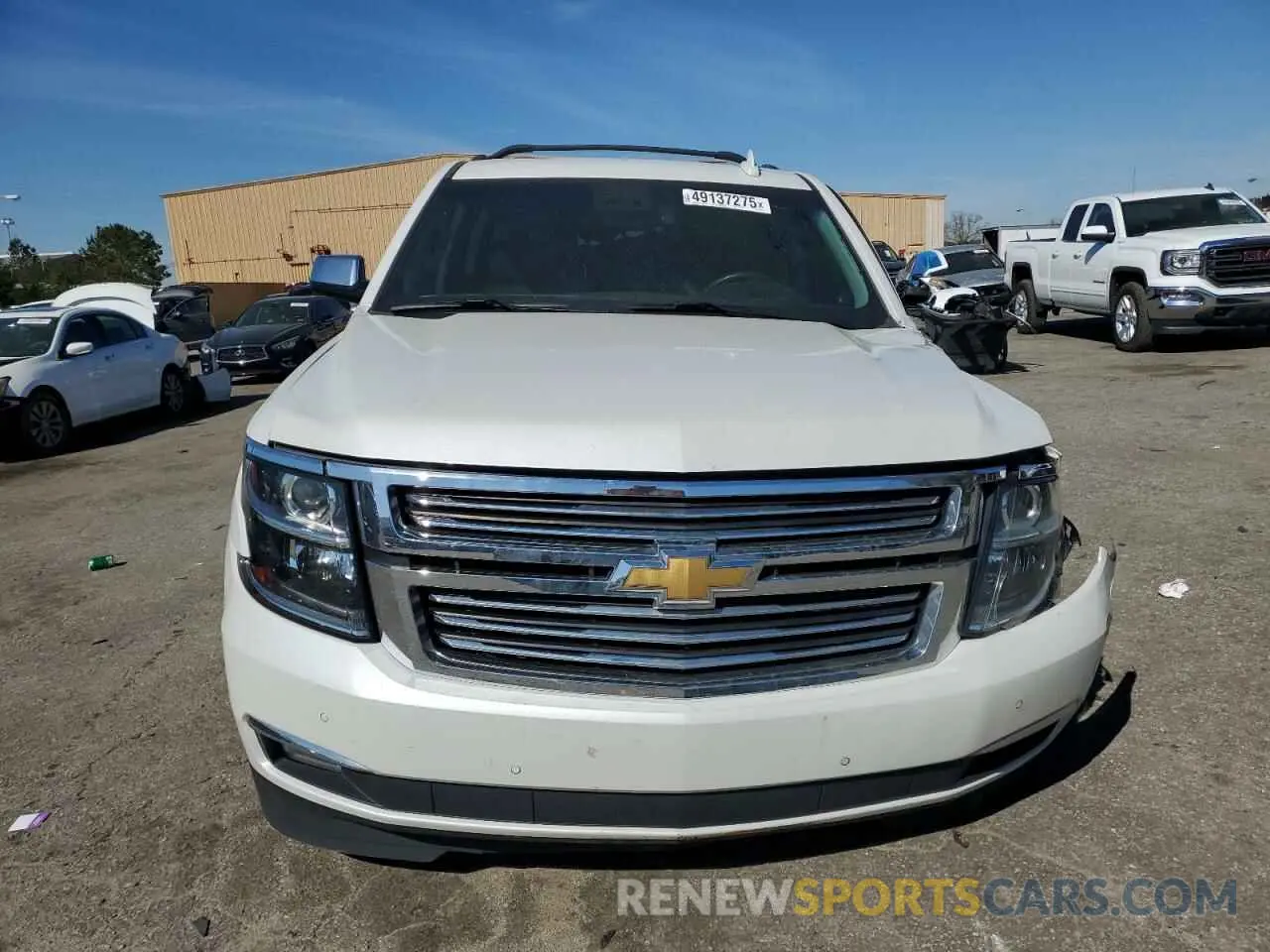 5 fotografías del automóvil dañado 1GNSKJKJ1LR131086 CHEVROLET SUBURBAN 2020