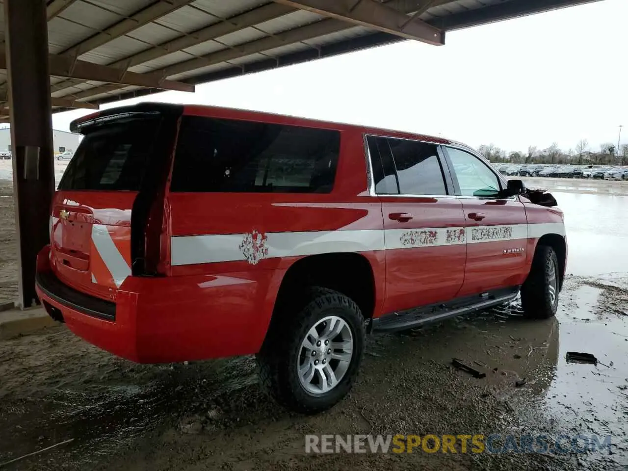 3 fotografías del automóvil dañado 1GNSKKEC4LR254559 CHEVROLET SUBURBAN 2020