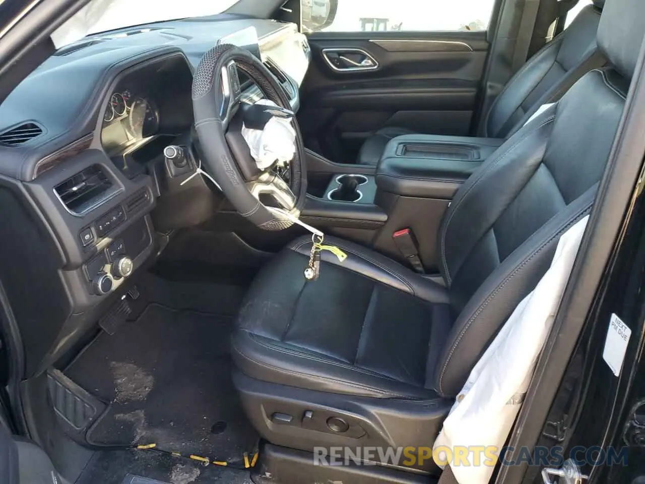 7 fotografías del automóvil dañado 1GNSCCKD2MR241472 CHEVROLET SUBURBAN 2021