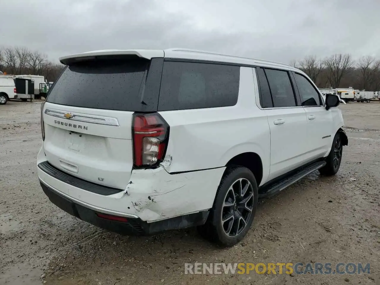3 fotografías del automóvil dañado 1GNSCCKD2MR261365 CHEVROLET SUBURBAN 2021