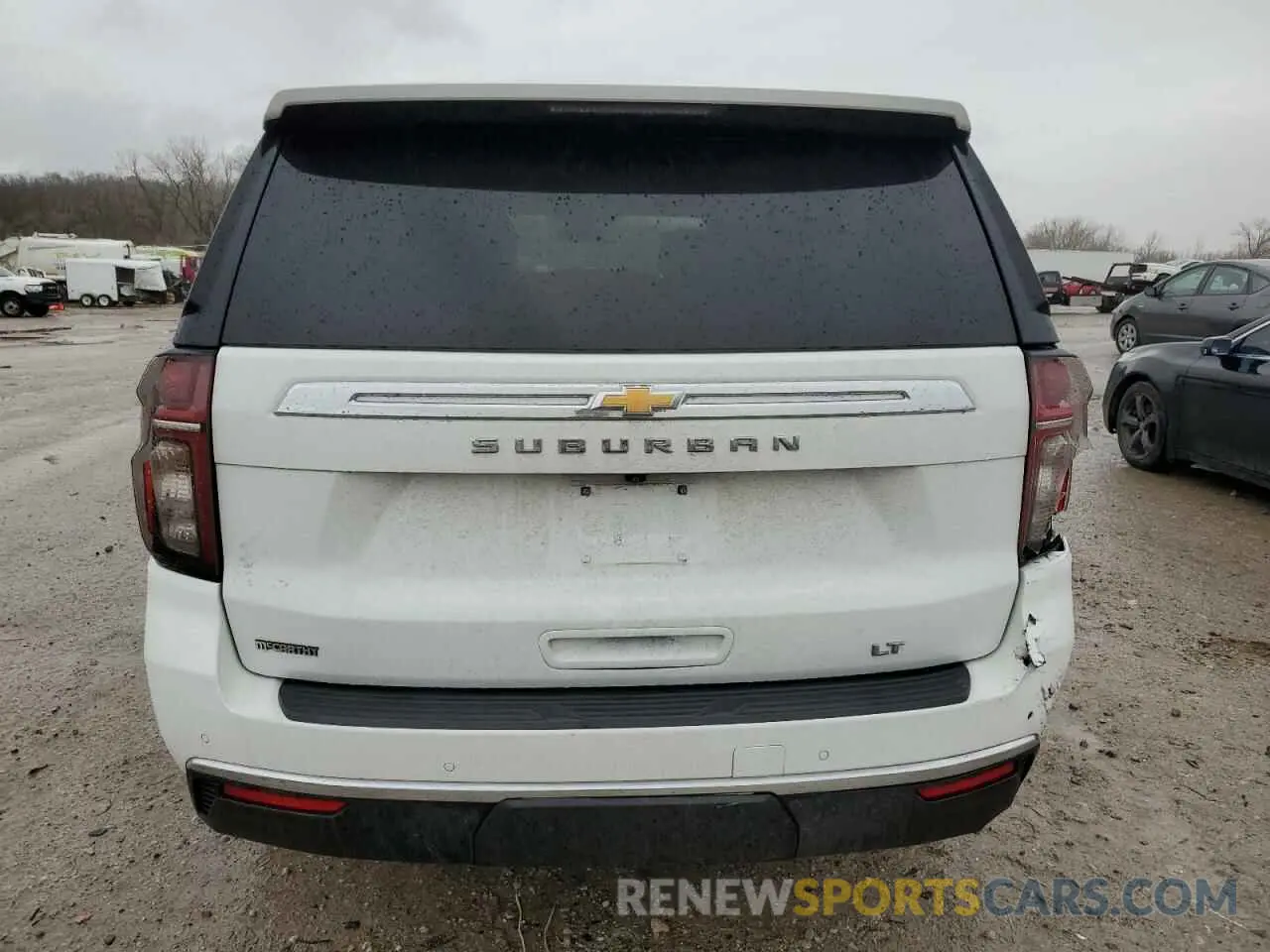 6 fotografías del automóvil dañado 1GNSCCKD2MR261365 CHEVROLET SUBURBAN 2021
