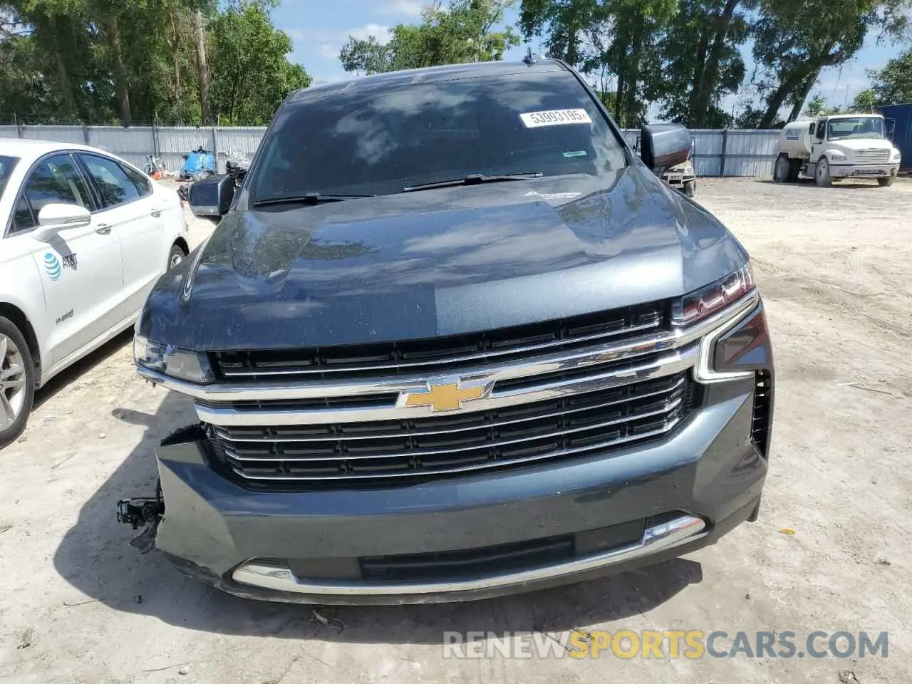 5 fotografías del automóvil dañado 1GNSCCKD2MR469892 CHEVROLET SUBURBAN 2021