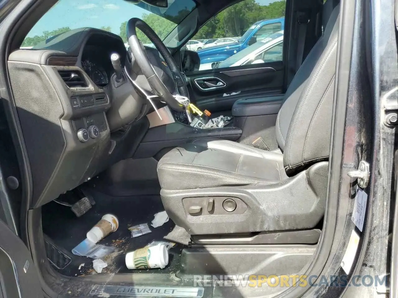 7 fotografías del automóvil dañado 1GNSCCKD2MR469892 CHEVROLET SUBURBAN 2021