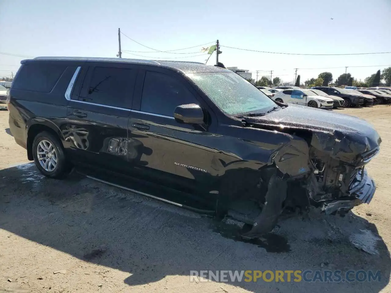 4 fotografías del automóvil dañado 1GNSCCKD5MR333272 CHEVROLET SUBURBAN 2021