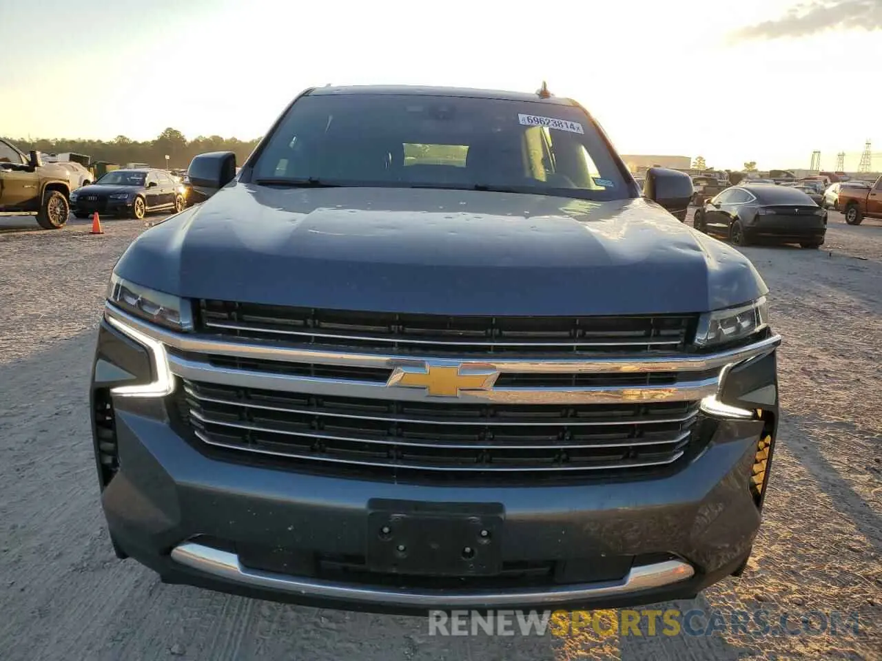 5 fotografías del automóvil dañado 1GNSCCKD6MR175685 CHEVROLET SUBURBAN 2021