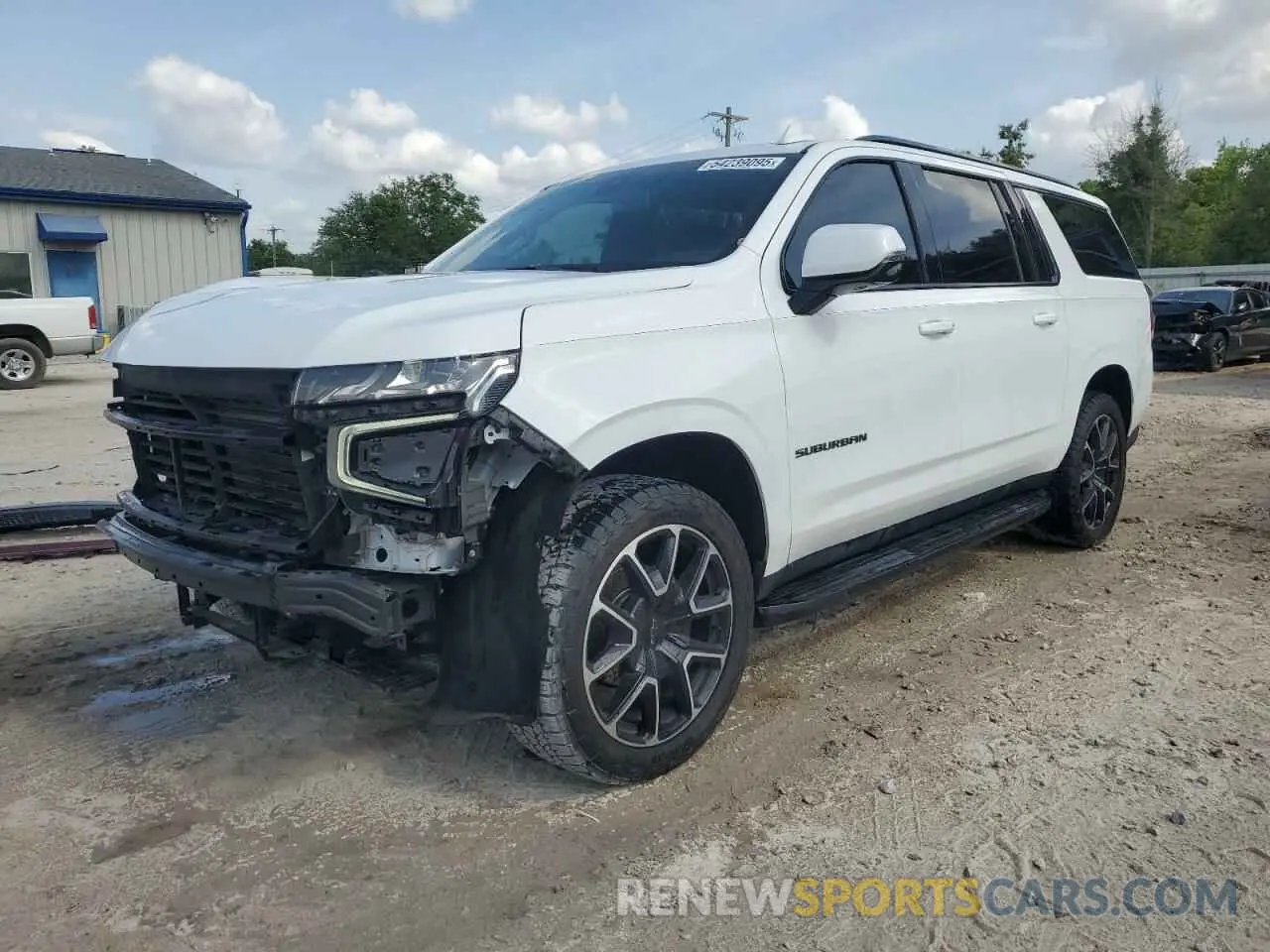 1 fotografías del automóvil dañado 1GNSCEKDXMR353609 CHEVROLET SUBURBAN 2021