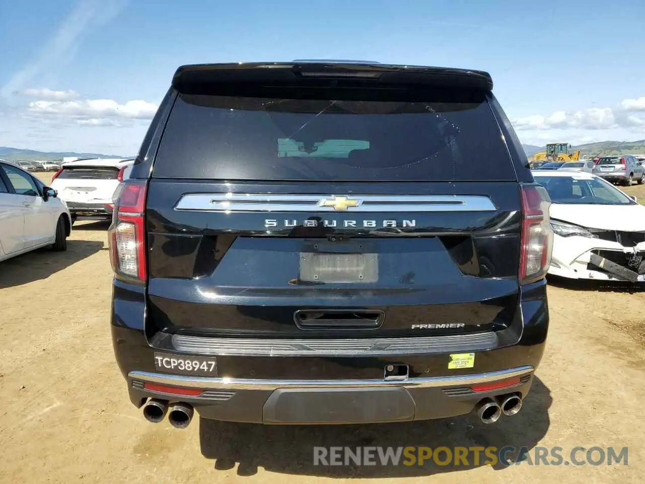 6 fotografías del automóvil dañado 1GNSCFKD4MR280839 CHEVROLET SUBURBAN 2021