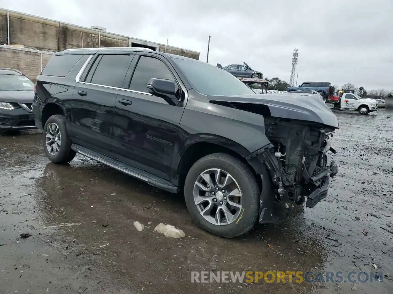 4 fotografías del automóvil dañado 1GNSKCKD2MR136529 CHEVROLET SUBURBAN 2021