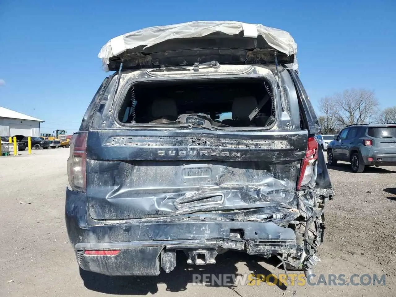 6 fotografías del automóvil dañado 1GNSKCKD4MR386404 CHEVROLET SUBURBAN 2021