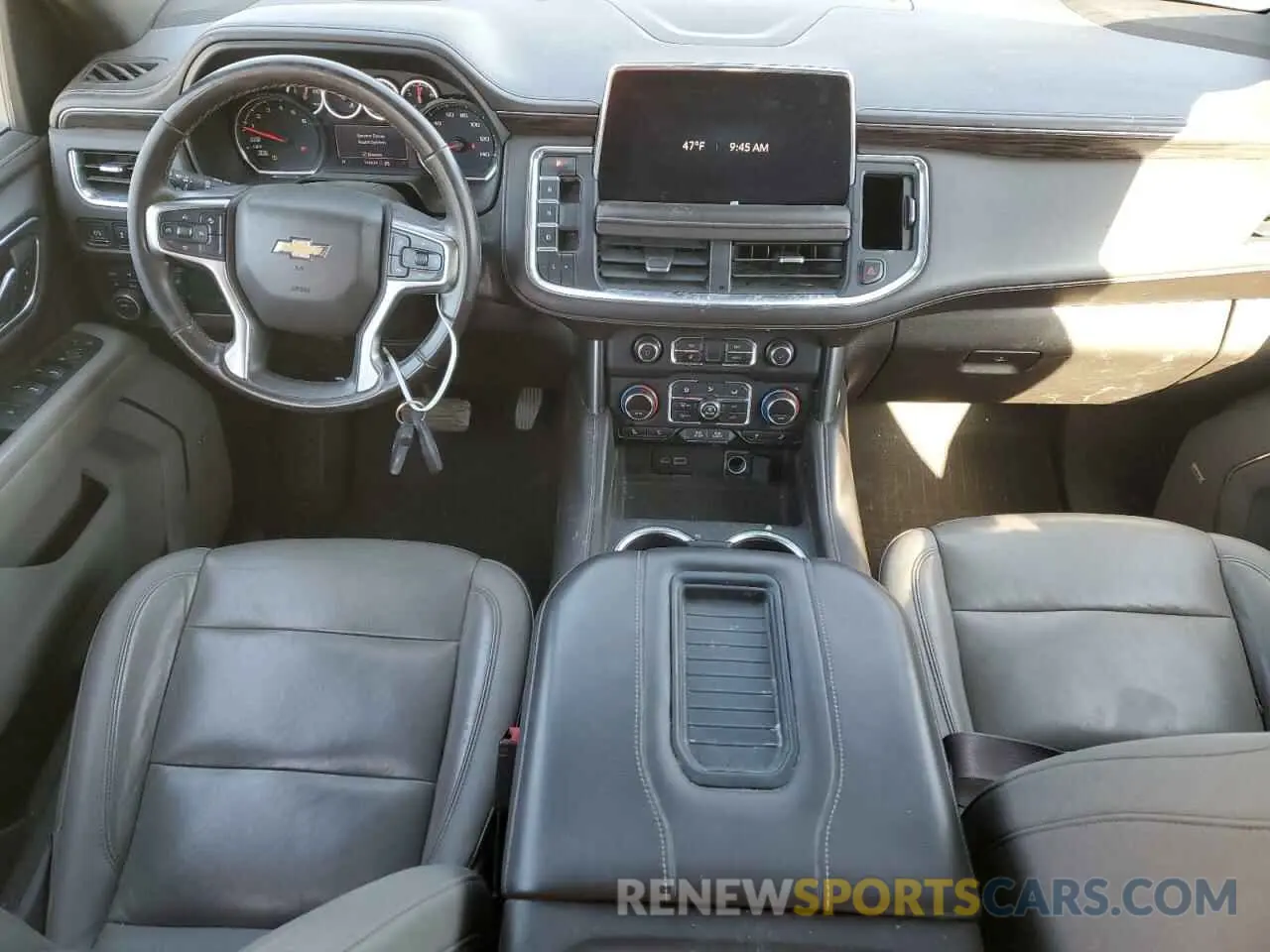 8 fotografías del automóvil dañado 1GNSKCKD4MR386404 CHEVROLET SUBURBAN 2021