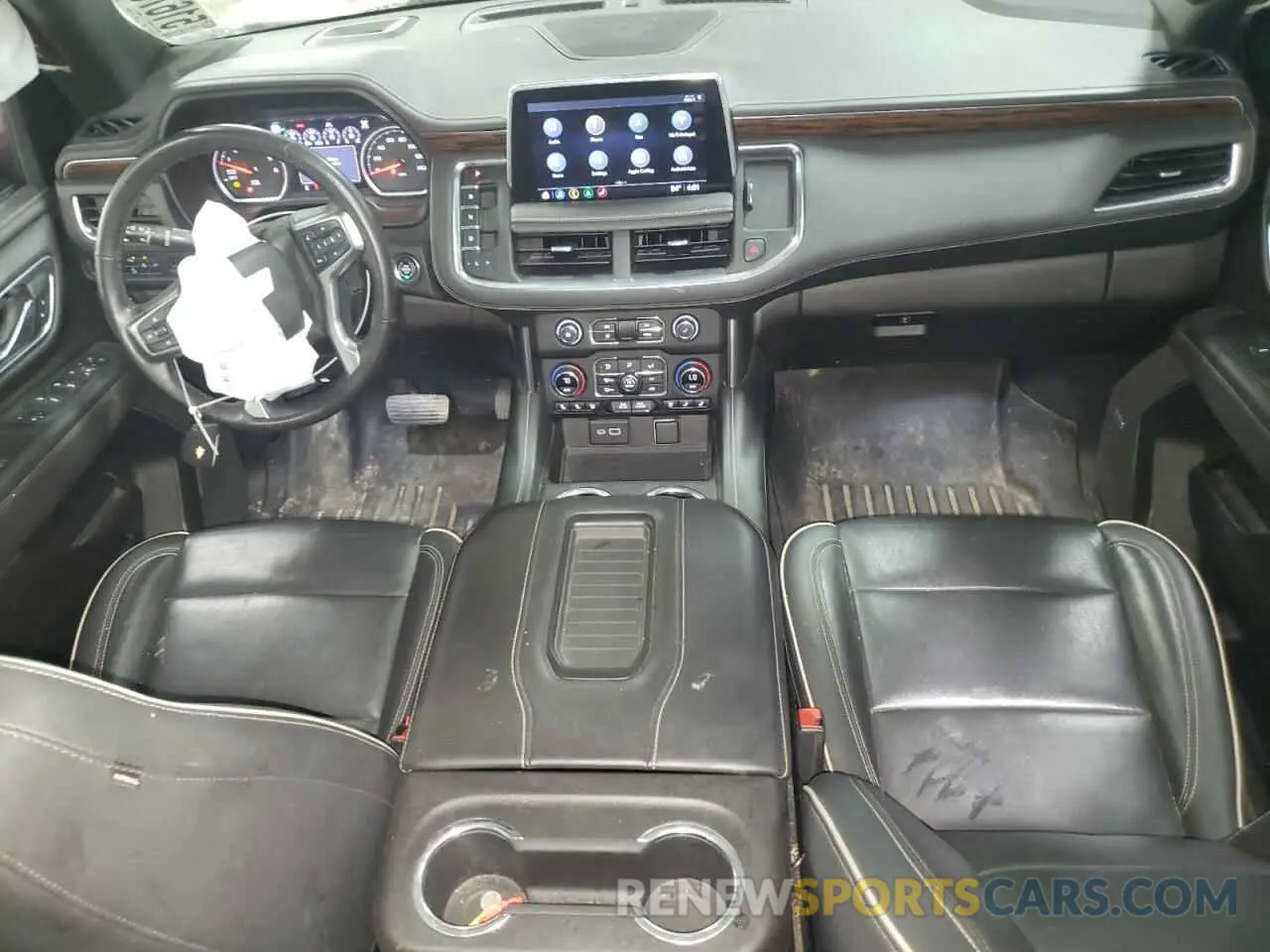 8 fotografías del automóvil dañado 1GNSKFKD2MR288263 CHEVROLET SUBURBAN 2021