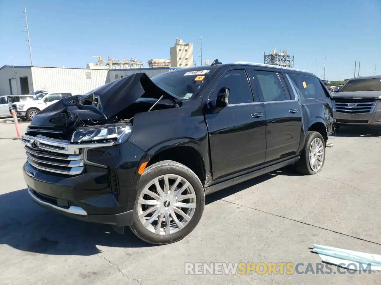 1 fotografías del automóvil dañado 1GNSKGKL3MR208644 CHEVROLET SUBURBAN 2021