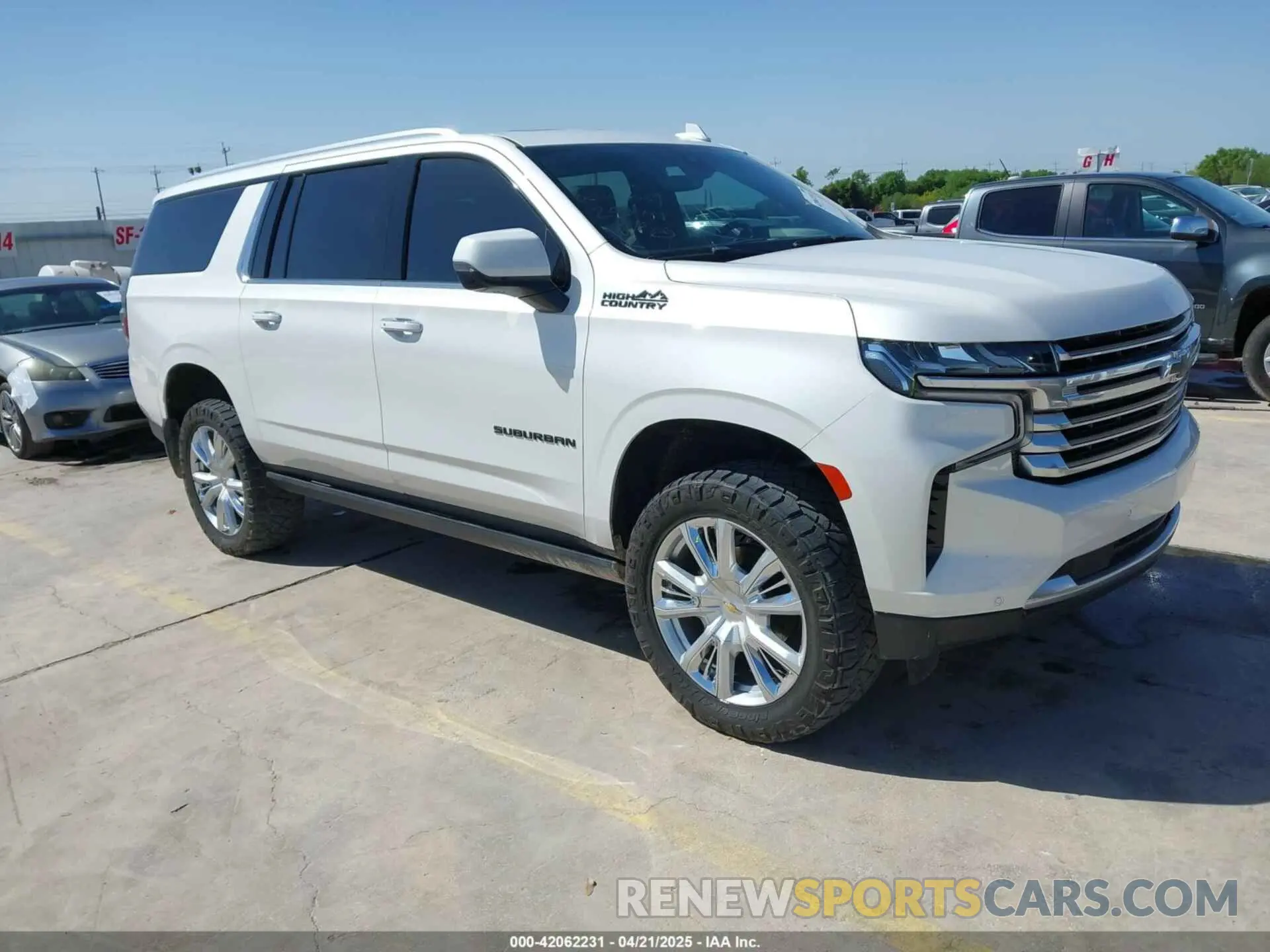 1 fotografías del automóvil dañado 1GNSKGKLXMR293496 CHEVROLET SUBURBAN 2021