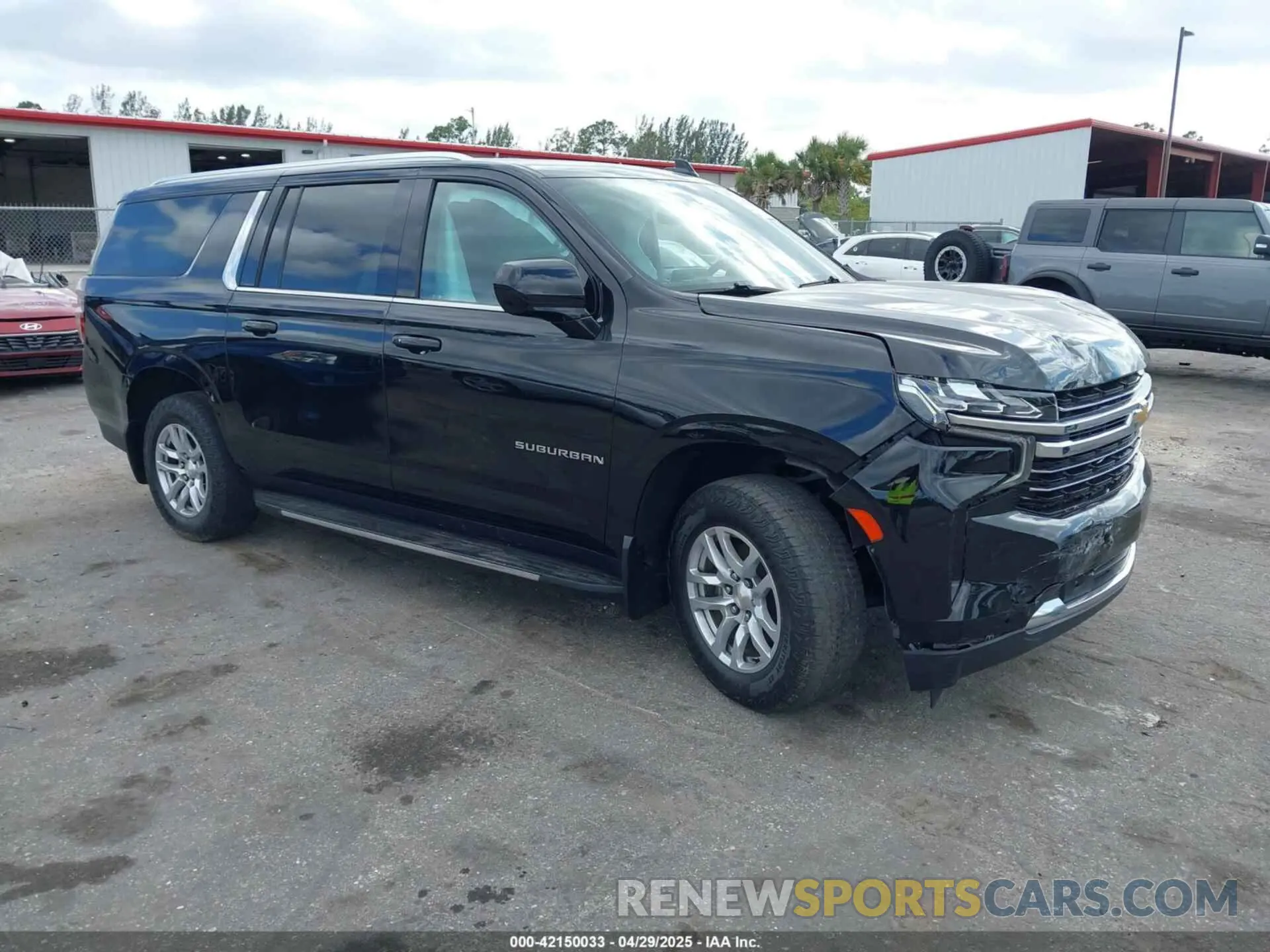 1 fotografías del automóvil dañado 1GNSCCKD2NR201474 CHEVROLET SUBURBAN 2022