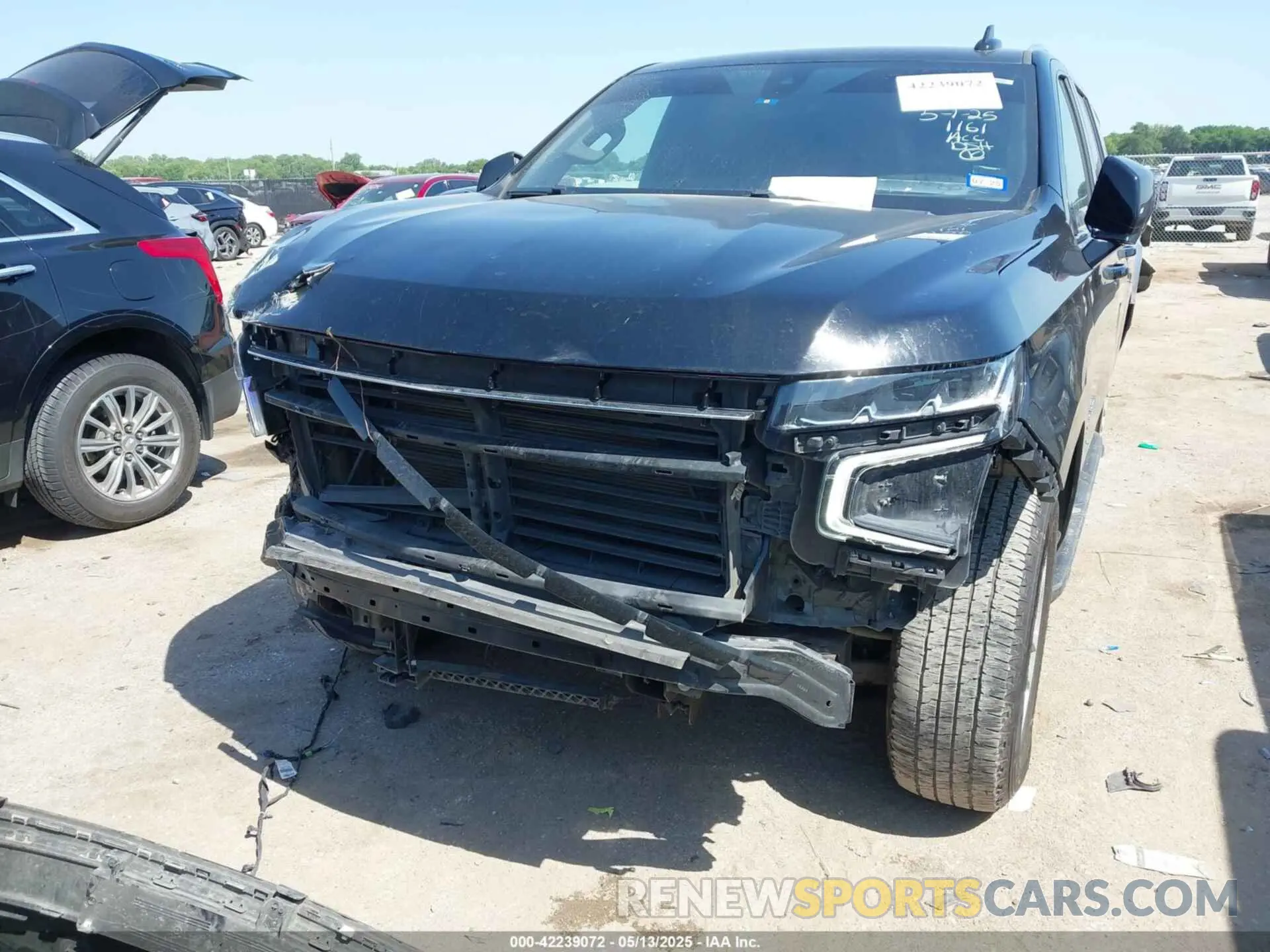6 fotografías del automóvil dañado 1GNSCCKD2NR244468 CHEVROLET SUBURBAN 2022