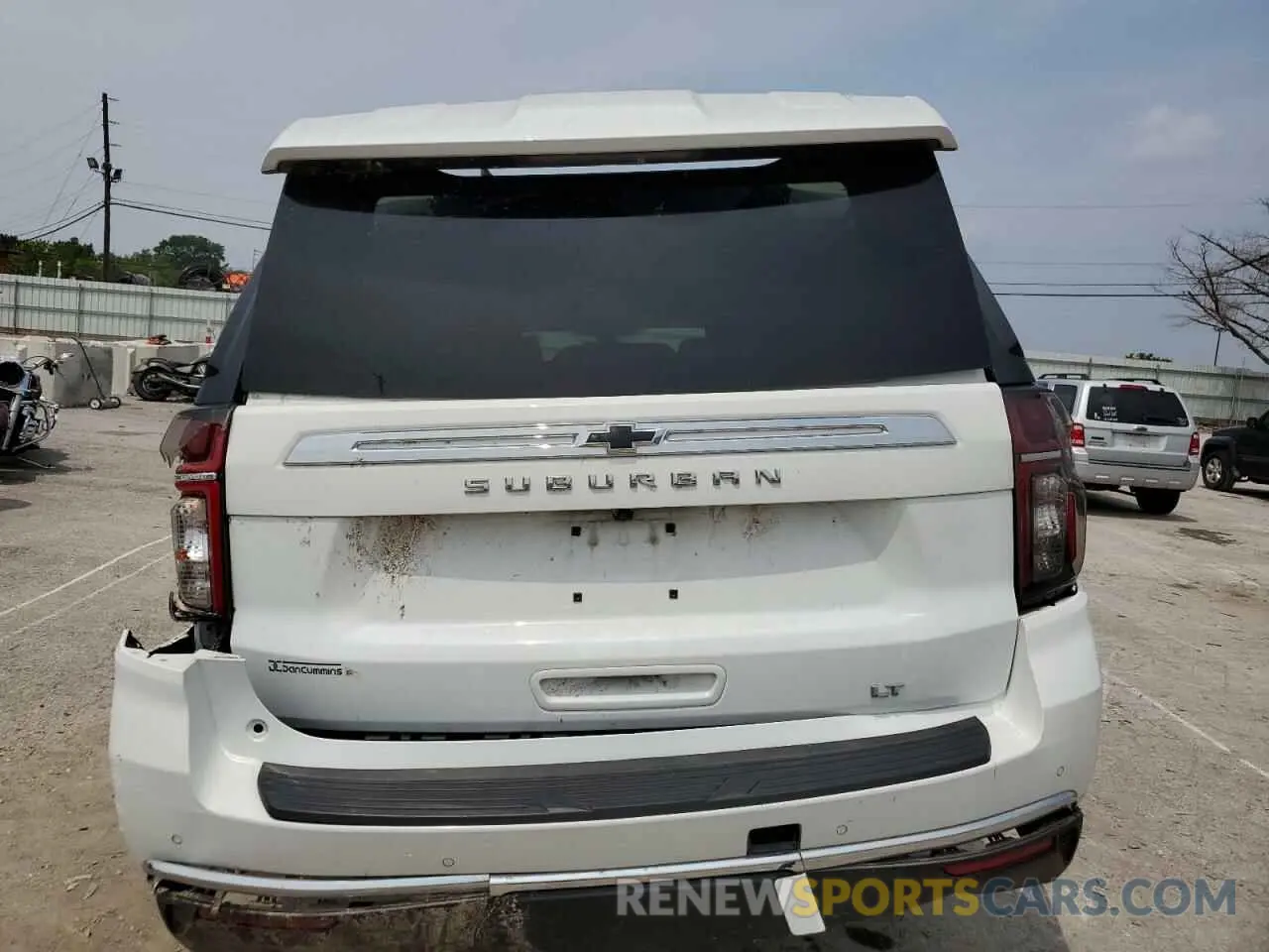 6 fotografías del automóvil dañado 1GNSKCKD2NR284746 CHEVROLET SUBURBAN 2022